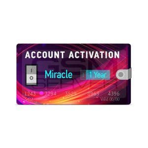 لایسنس اورجینال یکساله فعال ساز و اکتیو باکس MIRACLE