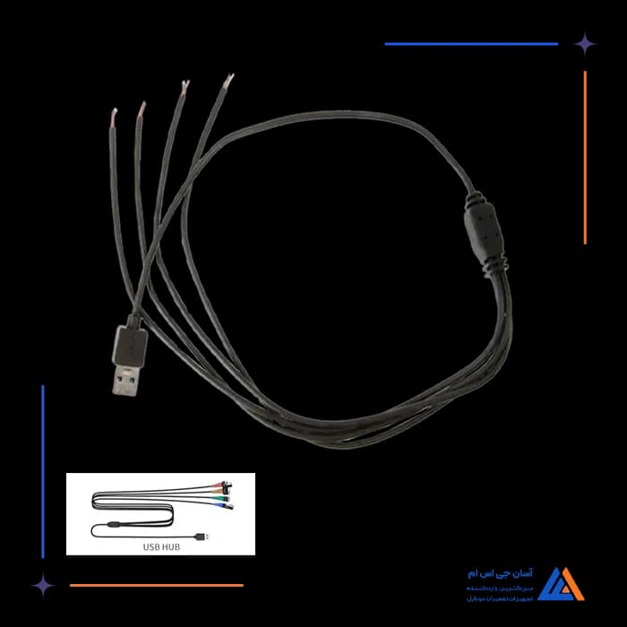 کابل و فلت یدک سری AIXUN P2408S X-11PM