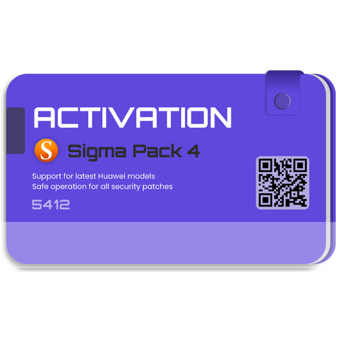 اکتیو پک 4 باکس Sigma مناسب اصلاح سریال IMEI گوشی های موبایل هواوی