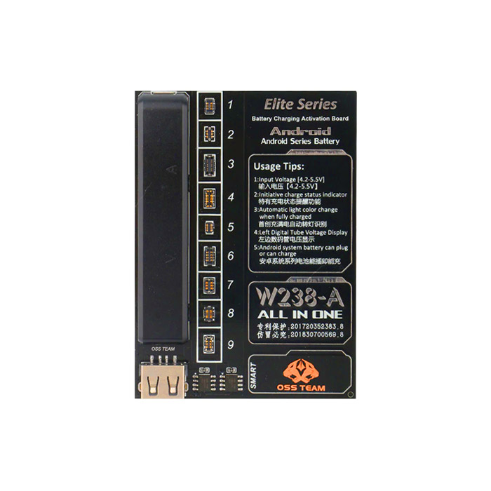 اکتیو کننده و شارژ سریع باتری Oss Team W238-A مناسب گوشی های اندروید