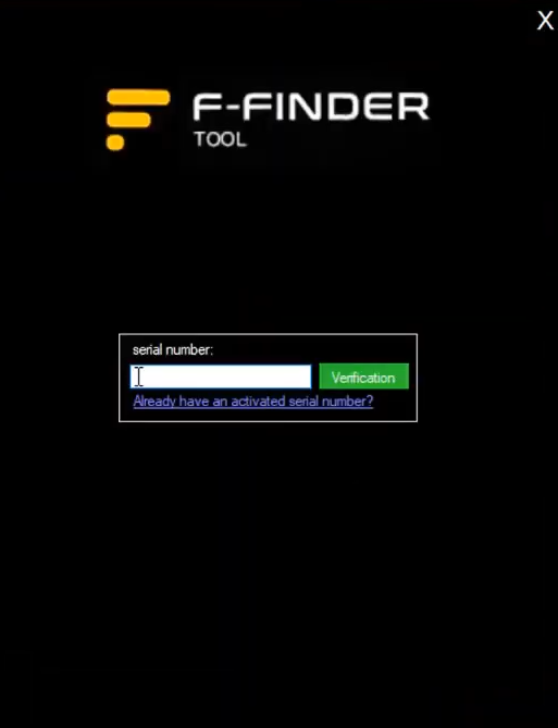 معرفی دانگل f-finder - شماره سریال