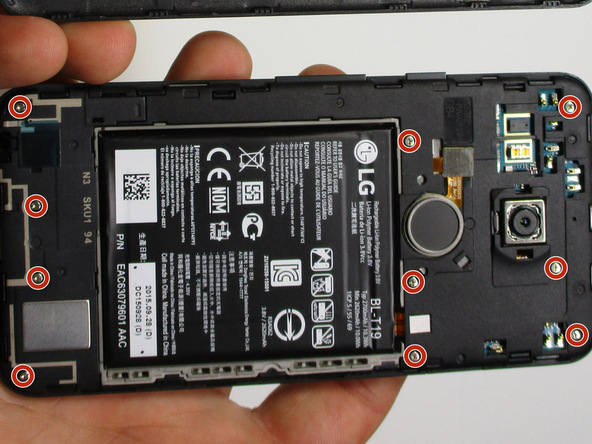 تعویض تاچ ال سی دی Nexus 5X - مرحله 3
