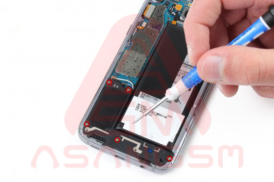 تعویض سیم آنتن GSM گلکسی S7 Edge - مرحله 12