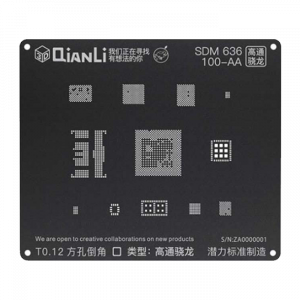 شابلون کیانلی iBlack 3D SDM 636 100-AA مناسب پایه سازی گوشی موبایل