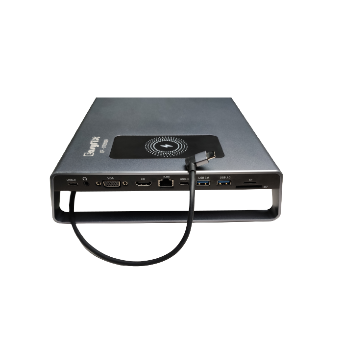 داک استیشن 10 پورت USB-C مدل EASYFIX EF-OT95109 با شارژ بی سیم