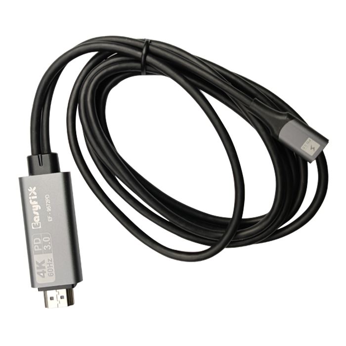 کابل تبدیل USB-C به HDMI/PD مدل EASYFIX EF-9572PD