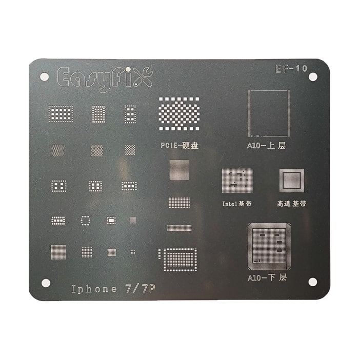شابلون A10 سیلور EasyFix Silver EF-10 مناسب گوشی آیفون 7 و 7 پلاس