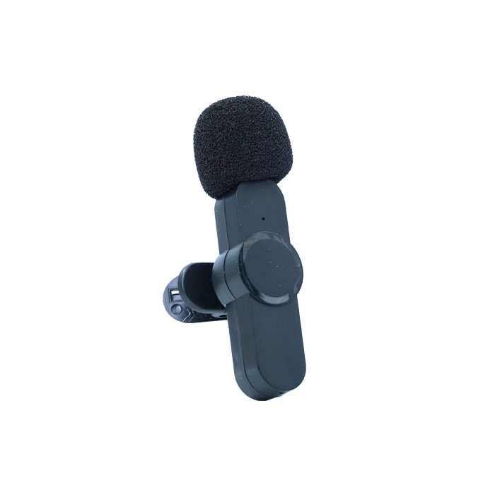 میکروفون وایرلس یقه ای به همراه دانگل برای اتصال به گوشی های آیفون